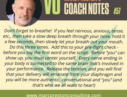 VO Coach Note #51