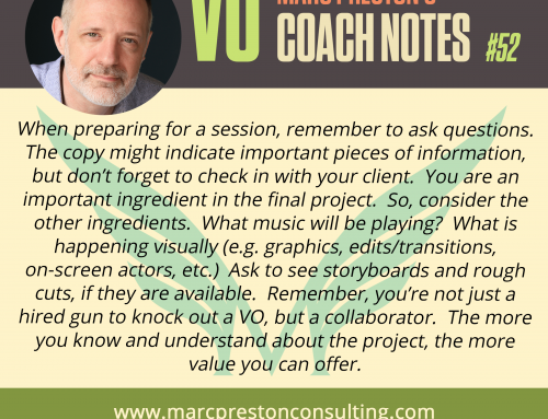 VO Coach Note #52