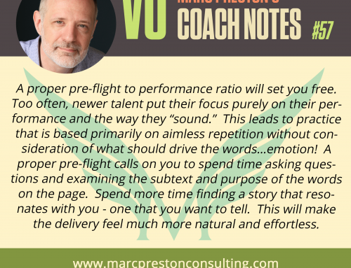 VO Coach Note #57